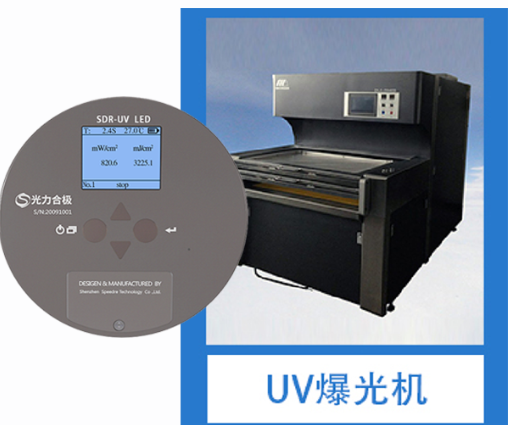 UV能量計(jì)檢測(cè)PCB曝光機(jī)LED光源紫外均勻性